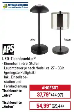 METRO APS LED-Tischleuchte Alva Angebot