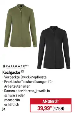 METRO KARLOWSKY Kochjacke Angebot
