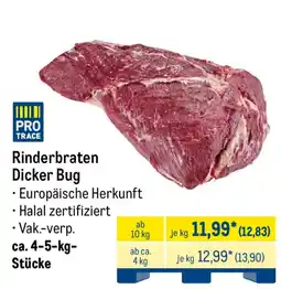 METRO PRO TRACE Rinderbraten Dicker Bug Angebot