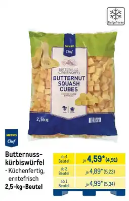 METRO Butternuss-kürbiswürfel Metro Chef Angebot