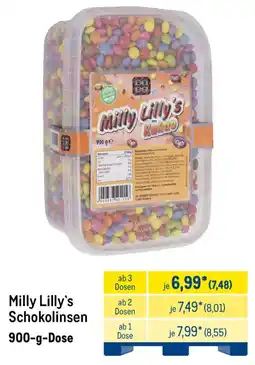METRO Milly Lilly's Schokolinsen Angebot