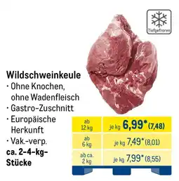 METRO Wildschweinkeule Angebot