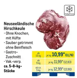 METRO Neuseeländische Hirschkeule Angebot