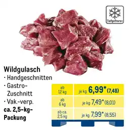 METRO Wildgulasch Angebot