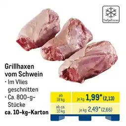 METRO Grillhaxen vom Schwein Angebot