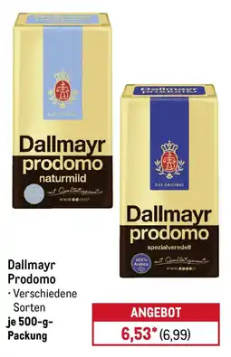 METRO Dallmayr Prodomo Angebot