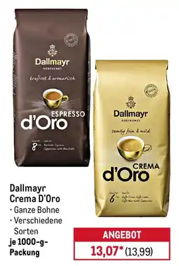 METRO Dallmayr Crema D'Oro Angebot