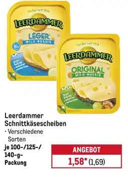 METRO Leerdammer Schnittkäsescheiben Angebot