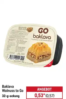METRO GO baklava Walnuss Angebot
