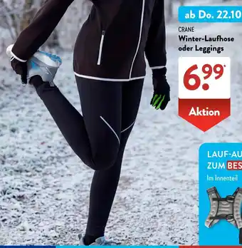 CRANE Winter-Laufhose oder Leggings
