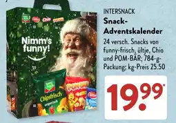 Aldi Süd INTERSNACK Snack-Adventskalender Angebot