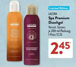 Aldi Süd LACURA Spa Premium Duschgel Angebot