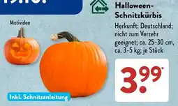 Aldi Süd Halloween-Schnitzkürbis Angebot