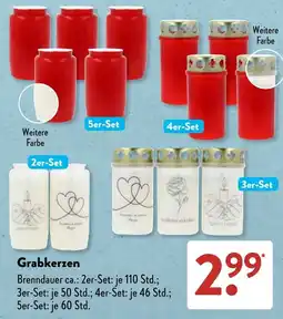 Aldi Süd Grabkerzen Angebot