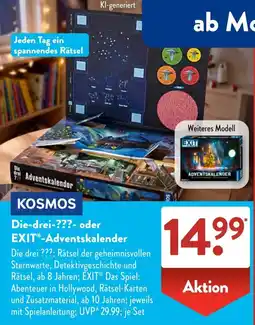 Aldi Süd Die-drei-???- oder EXIT®-Adventskalender Angebot