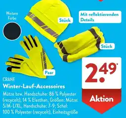 Aldi Süd CRANE Winter-Lauf-Accessoires Angebot