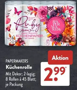 Aldi Süd PAPERMAKERS Küchenrolle Angebot