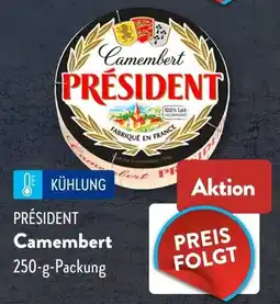 Aldi Süd PRÉSIDENT Camembert Angebot