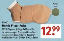 Aldi Süd ROMEO Hunde-Fleece-Jacke Angebot