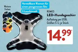 Aldi Süd ROMEО LED-Hundegeschirr Angebot
