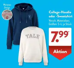 Aldi Süd College-Hoodie oder -Sweatshirt Angebot