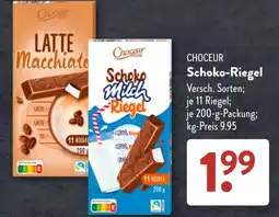 Aldi Süd Choceur Schoko-Riegel Angebot