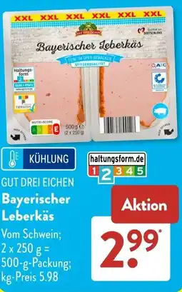 Aldi Süd Bayerischer Leberkäs Angebot