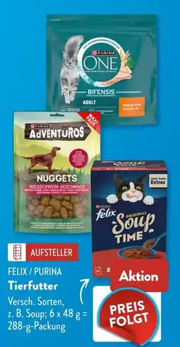 Aldi Süd FELIX / PURINA Tierfutter Angebot