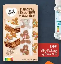 Aldi Süd Back Family Marzipan Lebkuchen-Männchen Angebot