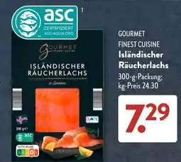 Aldi Süd GOURMET Isländischer Räucherlachs Angebot
