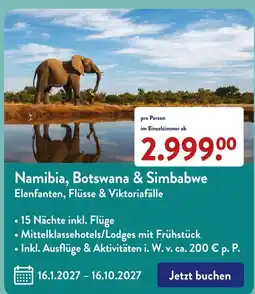 Aldi Süd Namibia, Botswana & Simbabwe Angebot
