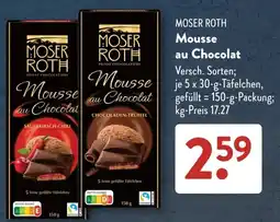 Aldi Süd Moser Roth Mousse au Chocolat Angebot