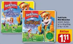 REWE Ferdi Fuchs Mini Würstchen Angebot