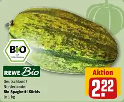 REWE REWE Bio Bio Spaghetti Kürbis Angebot
