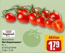 REWE REWE Regional Mini Rispentomaten* Angebot