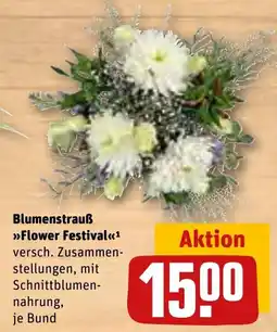 REWE Blumenstrauß »Flower Festival« Angebot