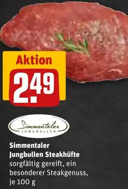REWE Simmentaler Jungbullen Steakhüfte Angebot