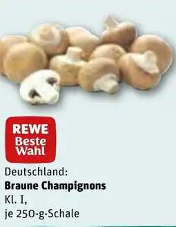 REWE Braune Champignons Angebot