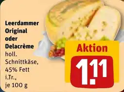 REWE Leerdammer Original oder Delacrème Angebot