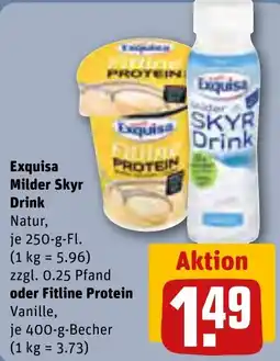 REWE Exquisa Mildер Skyr Drink Angebot