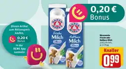 REWE Bärenmarke Frische oder Haltbare Milch Angebot
