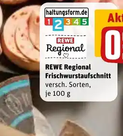 REWE REWE Regional Frischwurstaufschnitt Angebot