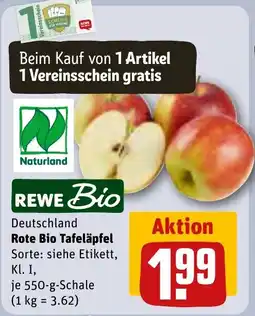 REWE REWE Bio Rote Bio Tafeläpfel Angebot