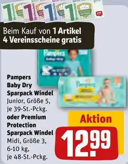REWE Pampers Baby Dry Sparpack Windel Angebot