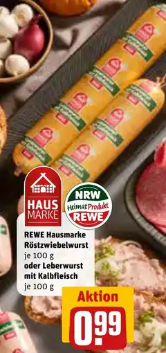 REWE REWE Hausmarke Röstzwiebelwurst Angebot
