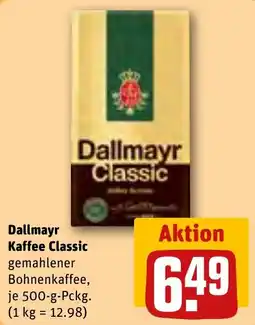 REWE Dallmayr Kaffee Classic Angebot