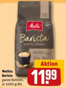 REWE Melitta Barista ganze Bohnen Angebot