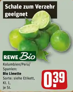 REWE REWE Bio Limette Angebot