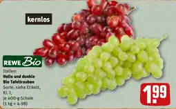 REWE REWE Bio Bio Tafeltrauben Angebot