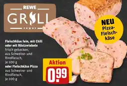 REWE Fleischkäse Pizza Angebot
